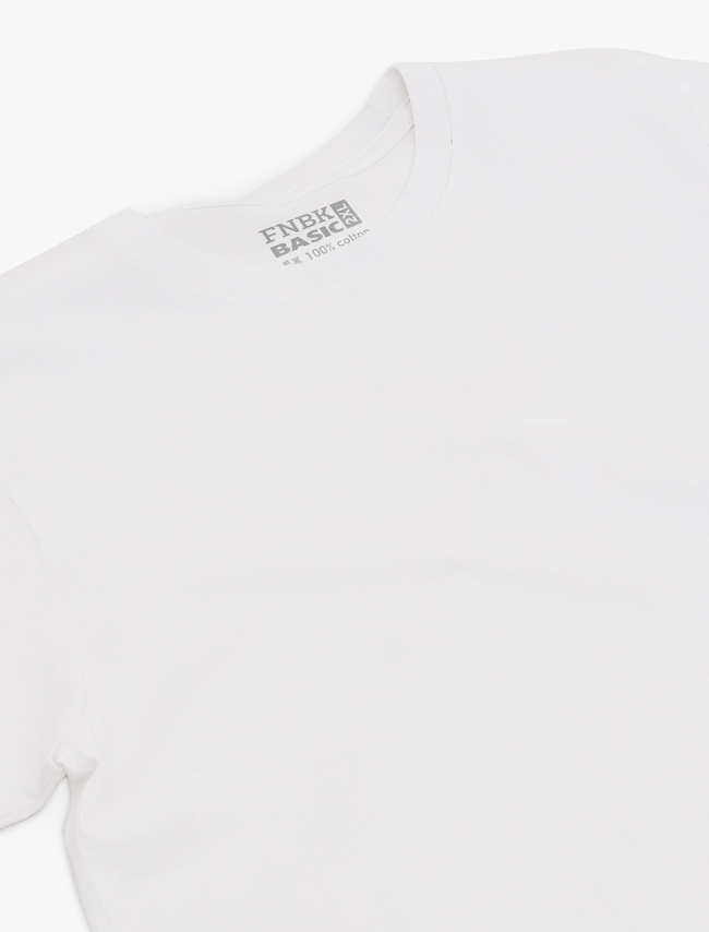 BASIC Сlassic White Unisex T-shirt, White, S