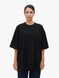 RELAX Oversized Black Unisex T-shirt, Black, S