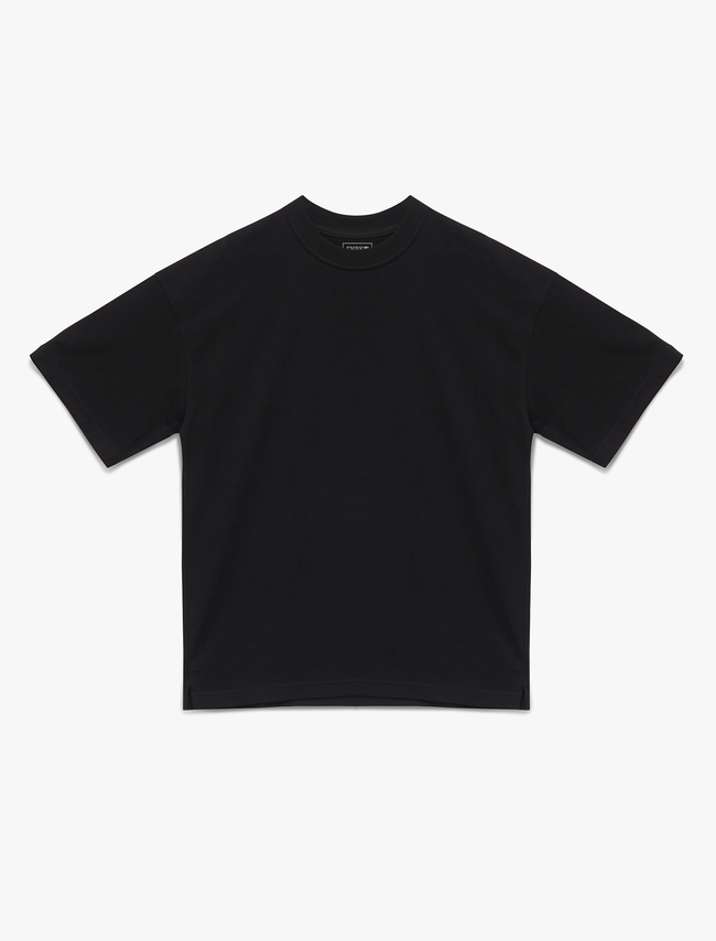 RELAX Oversized Black Unisex T-shirt, Black, S