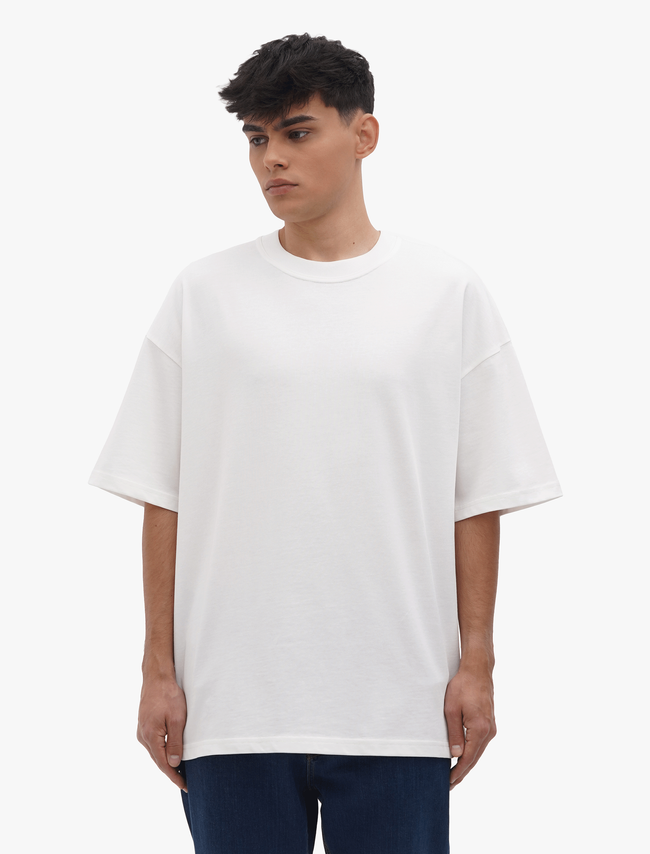 RELAX Oversized Milky white Unisex T-shirt, Milky white, S
