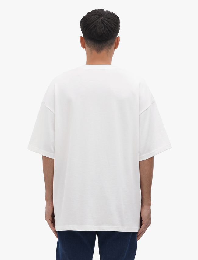 RELAX Oversized Milky white Unisex T-shirt, Milky white, S