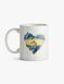Чашка Украинское Сердце, Белый, Изображение