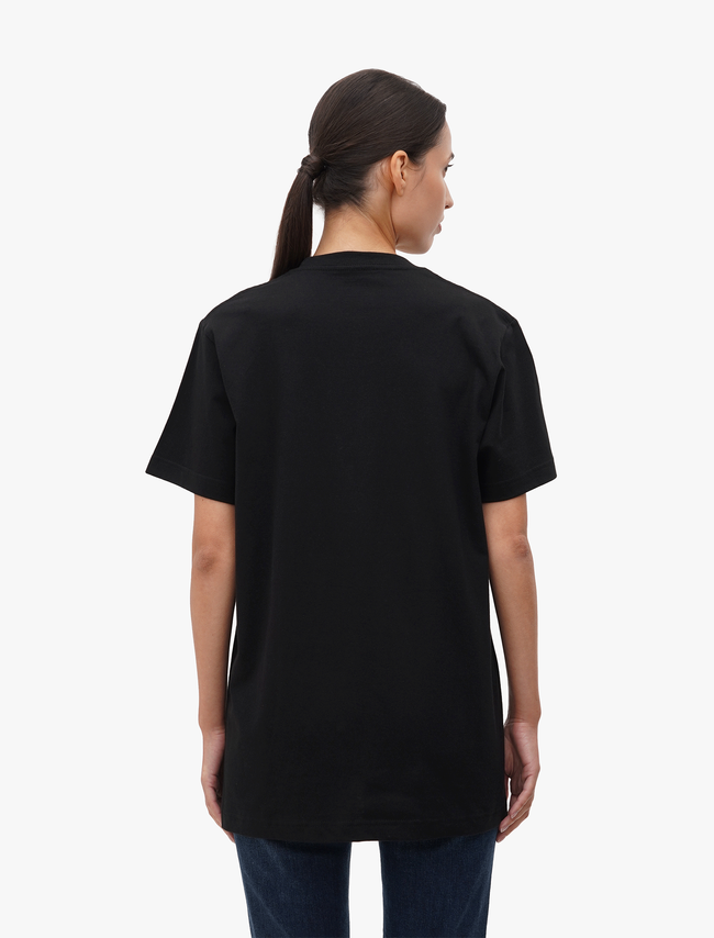 BASIC Classic Black Unisex T-shirt, Black, S
