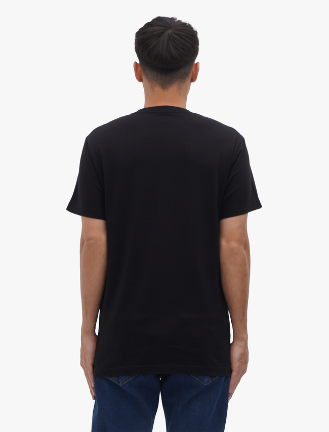 BASIC Classic Black Unisex T-shirt, Black, S